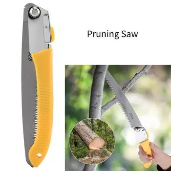Садовая пила - 280 мм складная ручная пила, резка дерева, фруктовые деревья, обрезка, обрезка, садовые инструменты (# 2) steel