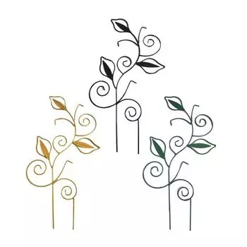 Садовая решетка для комнатных растений Металлическая садовая подставка для растений Подставка для растений для комнатных растений для вьющихся растений золотой