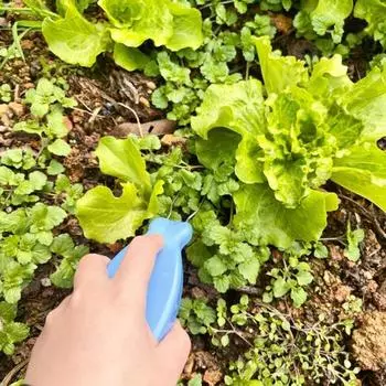 Садовая ручная петля для прополки, садовый резак для сорняков, скребок для прополки, инструмент для удаления сорняков, инструмент для прополки, рыхления посадок синий