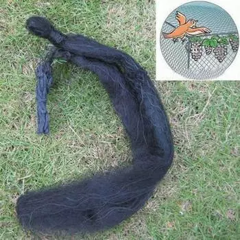 Садовая сетка с ячейками 17 мм - черная, утолщенная для дополнительной защиты, идеально подходит для борьбы с птицами и использования на открытом воздухе 6m by 2m