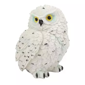Садовая статуя в форме совы из смолы, скульптура для улицы, декор для сада и газона