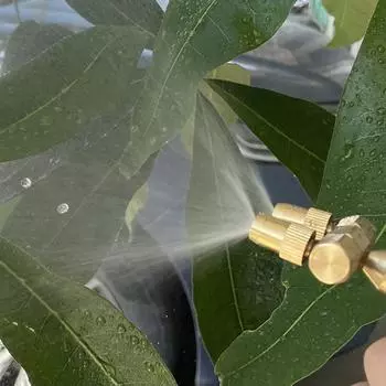 Садовая тележка с одним/двумя распылителями, латунный пистолет-распылитель, регулируемая насадка, распылитель с распылением под давлением воды