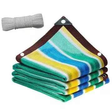 Садовая тентовая сетка для защиты от солнца, защитная сетка с люверсом, навес для растений, парус, уличная пергола, навес для автомобиля, терраса, солнцезащитная сетка 2*2