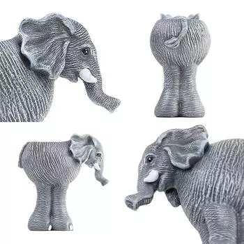 Садовая ваза мультяшная кукла креативная кукла смоляной орнамент уличный суккулентный цветочный горшок One Size