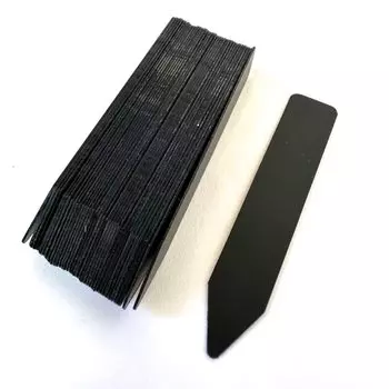 Садоводство 100 ширина имя высота сделано из клубневых растений этикетки, черный, 6 см, листы, 1,15 см, бирка, качество, Япония, карандаш, черный, суккуленты, (6см) чёрный