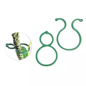 Садоводство 8-значный зажим Садовые зеленые растения Томат Виноградная лоза Пластиковый зажим Садовые растения 8-значный зажим Застежка Пряжка