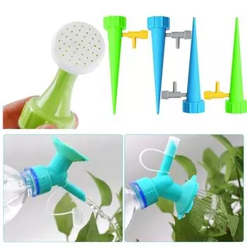 Садоводство Автоматическое устройство для полива цветов в горшках с регулируемой насадкой-дождевателем для выращивания цветов и овощей
