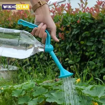 Садоводство Полив растений Ручной распылитель воды двойного назначения Бутылка Вода Канистра Верхние поливалки Душ Полив рассады розовый