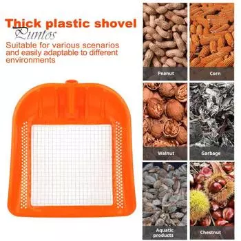 Садовое сито для почвы, простое в использовании фильтрующее сито для почвы, металлическая сетка, сельскохозяйственное сито для просеивания кукурузных зерен оранжевый