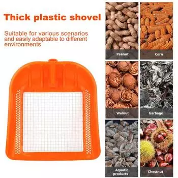 Садовое сито Yousheng, простое в использовании фильтрующее сито для почвы, металлическая сетка, сельскохозяйственное сито для просеивания кукурузных зерен оранжевый