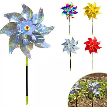 Садовое уличное устройство для защиты от птиц Устройство для отпугивания птиц 1 шт. One Size золотой