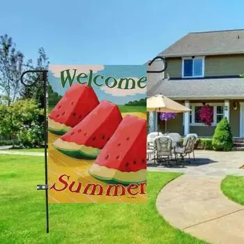 Садовые флагштоки, устойчивые к погодным условиям, съемные садовые флагштоки для флагов 1