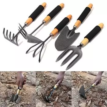 Садовые грабли для цветов, лопата для цветов, двойная мотыга, бытовая мотыга для сочной почвы, лопата для горшков, лопата для копания One Size