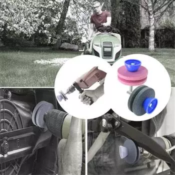 Садовые инструменты, самая быстрая точилка для ножей, универсальное шлифовальное лезвие, роторная дрель, резак, точилка для ножей газонокосилки, высокое качество