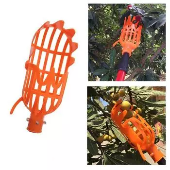Садовые инструменты Сборщик фруктов Садовый сбор фруктов Инструмент для сбора фруктов Устройство для сбора фруктов оранжевый