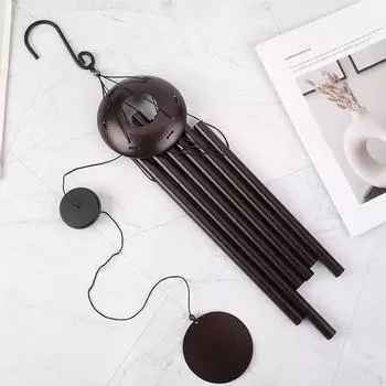 Садовые колокольчики из металла, алюминия, классические колокольчики для патио чёрный