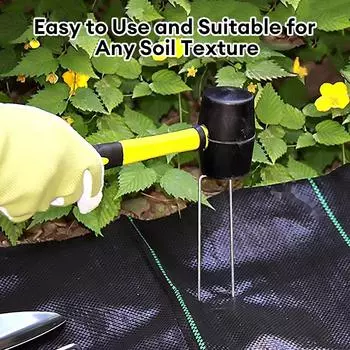 Садовые колышки скобы для крепления колышков 50 шт U-образные садовые гвозди для сорняков ткань ландшафтная ткань сетка настил