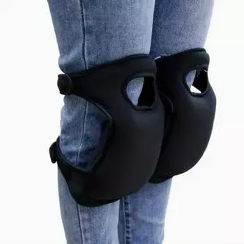 Садовые наколенники с ремнями Мягкие удобные наколенники с эффектом памяти, противоскользящие, регулируемые наколенники Домашние инструменты фиолетовый