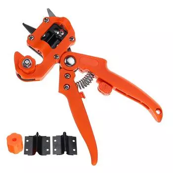 Садовые ножницы для обрезки фруктовых деревьев, ножницы, инструмент для прививки растений, садовые принадлежности с лезвием 21.5*9.5cm оранжевый