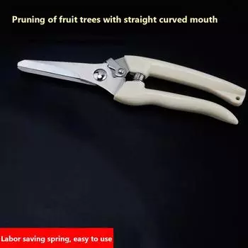 Садовые ножницы для обрезки веток из нержавеющей стали, острые садовые ножницы для обрезки цветов, бонсай и сбора фруктов