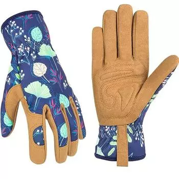 Садовые перчатки из микрофибры, Рабочие перчатки против спутывания, Многофункциональные перчатки с защитой от шипов, для копания L