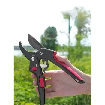 Садовые секаторы с храповым механизмом Skip SK5, стальные ножницы, садовые ножницы для растений, секатор для веток, триммерные инструменты чёрный