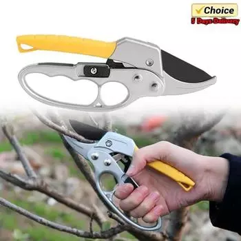 Садовые секаторы, садовые ножницы, садовые ножницы из высокоуглеродистой стали, сегментированный шкив, секатор для веток, триммер, инструменты для экономии усилий