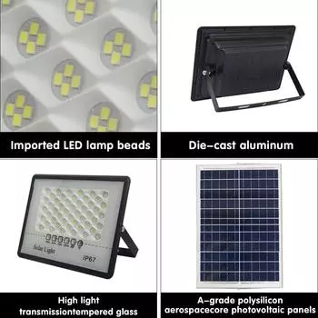 Садовые солнечные светильники, наружное аварийное освещение, настенный светильник, светодиодный рефлектор, садовые здания, солнечный свет, IP67, водонепроницаемая лампа, прожектор