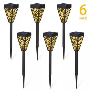Садовые светильники Tomshine на солнечных батареях, светодиодные газонные лампы, датчик освещения, декоративное ландшафтное освещение, водонепроницаемый IP44