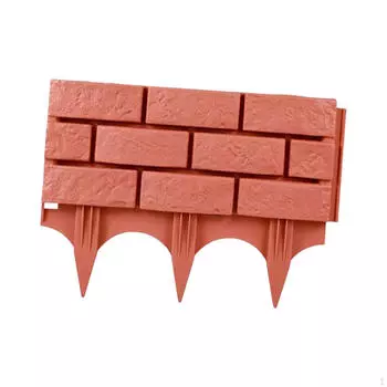 Садовый бордюр для цветников - 14x18 дюймов красный