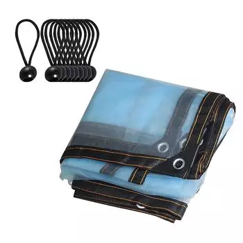 Садовый брезент, устойчивый к погодным условиям, защита от замерзания, утолщенный полиэтиленовый брезент для растений, устойчивый к морозам, холодная погода, синий