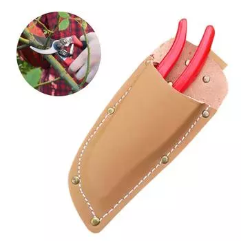 Садовый чехол для обрезки воловьей кожи, плоскогубцы, ножницы, чехол для ножниц, сумка для инструментов, инструменты для обрезки цветов, доступ в сад хаки