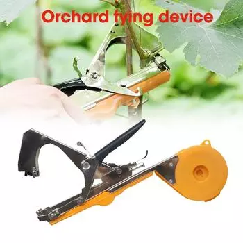Садовый инструмент для подвязывания ветвей растений, ручная машина для подвязывания овощей, винограда, помидоров, огурцов, перца, цветов Blue Tape зелёный