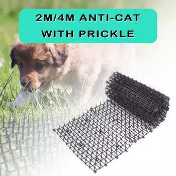 30*200 см/30*400 см садовый коврик отпугивающий кошачьих экскрементов коврик антикошачий с колючими полосками шипами ремни не пускают рытье средства борьбы с вредителями 30*200CM