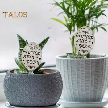 Садовый маркер из нержавеющей стали с гравировкой на ложке, этикетка для растений, маркер для трав и овощей, винтажная бирка для растений, подарок на день дружбы для любителей садоводства C