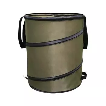 Садовый мусорный бак для листьев для удобного хранения садового мусора. Садовые переносные мусорные баки для кемпинга. s,10gallons