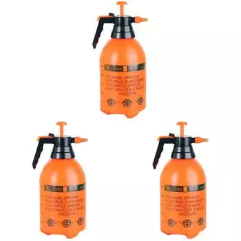 Садовый опрыскиватель под давлением 3 л, ручной насос, распылитель для распыления сорняков/химической воды