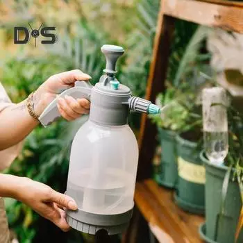 Садовый опрыскиватель с большой емкостью, насосный опрыскиватель для домашнего сада, многоцелевой напорный опрыскиватель с насосным действием, регулируемая насадка A синий