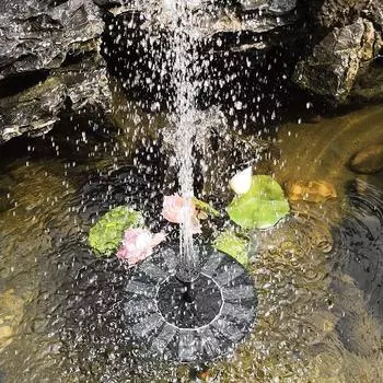 Садовый плавающий аквариум с солнечной энергией, птичья ванна, фонтан, водяной насос one size