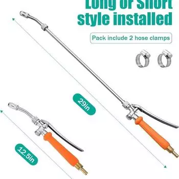 Садовый распылитель-палочка с медной насадкой из пеноматериала — идеально подходит для полива цветов, рассады и уборки с функцией распыления.