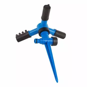 Садовый разбрызгиватель 360 градусов Автоматическая вращающаяся насадка-распылитель Система полива газона в саду