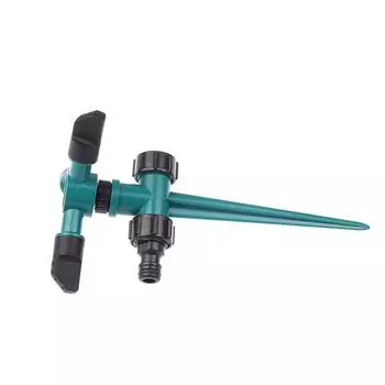Садовый разбрызгиватель, встраиваемый в землю, вращающийся газонный разбрызгиватель для двора, автоматический вращающийся на 360 градусов, трехвилочный разбрызгиватель для полива