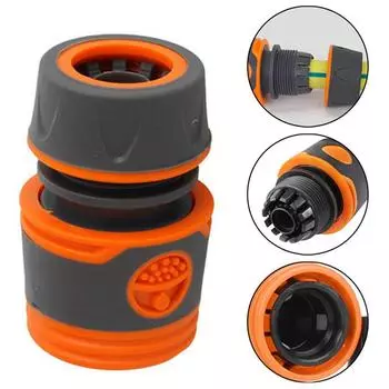 Садовый шланг 1/2 3/4 дюйма, быстрый разъем, водонепроницаемые соединители 16 мм, 20 мм, шланг для автомойки, адаптер для водяного пистолета 1pcs