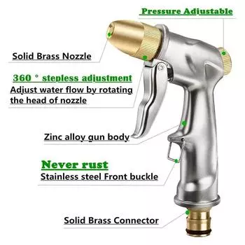 Садовый шланг для распыления воды Бытовая насадка-распылитель Душ для домашних животных Чистка
