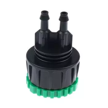 Садовый шланг от 1/4 до 1/2 дюйма, Y-образный разъем 3/4 дюйма, адаптер для ирригационного шланга 4/7