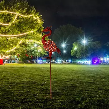 Садовый солнечный свет двор с колышками орнамент наружный декор для вечеринки