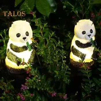 Садовый солнечный светильник, светодиодный светильник на солнечной батарее для животных из смолы, водонепроницаемый уличный декоративный светильник для ландшафтного освещения, дорожки, патио, забора, двора C
