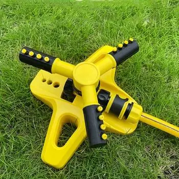Садовый спринклер, вращение на 360°, система орошения, автоматическая система полива для сельского хозяйства, газона, фермы, теплицы, спринклер для полива растений жёлтый