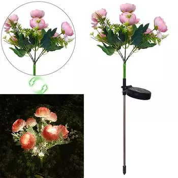 Садовый светильник на солнечной батарее 600 мАч, качающиеся светильники для сада на открытом воздухе 1PCS оранжевый