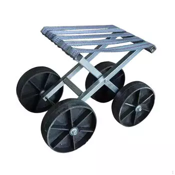 Садовый табурет, рабочее место с колесами, удобный стул для рыбалки, портативный для уборки газона